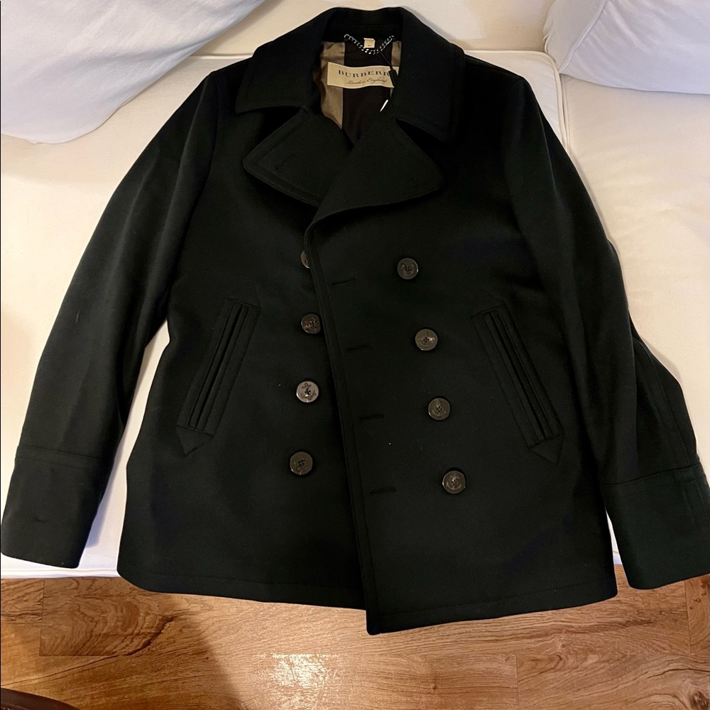 Brand New Burberry Britt Pea Coat